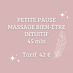 Massage bien-être intuitif tarif 2